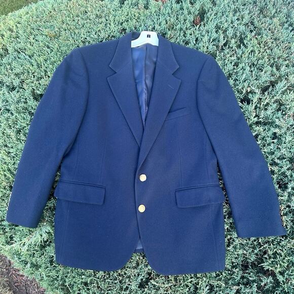 Polo University Club By Ralph Lauren Men’s Virgin Wool Blazer Size 42 Navy Blue - Picture 4 of 15